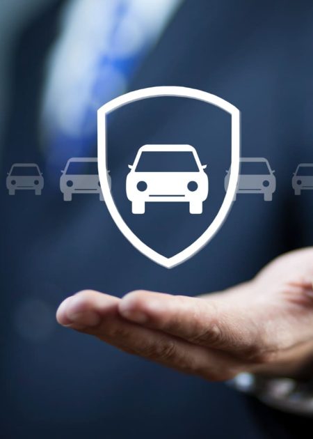 man-touching-car-screen